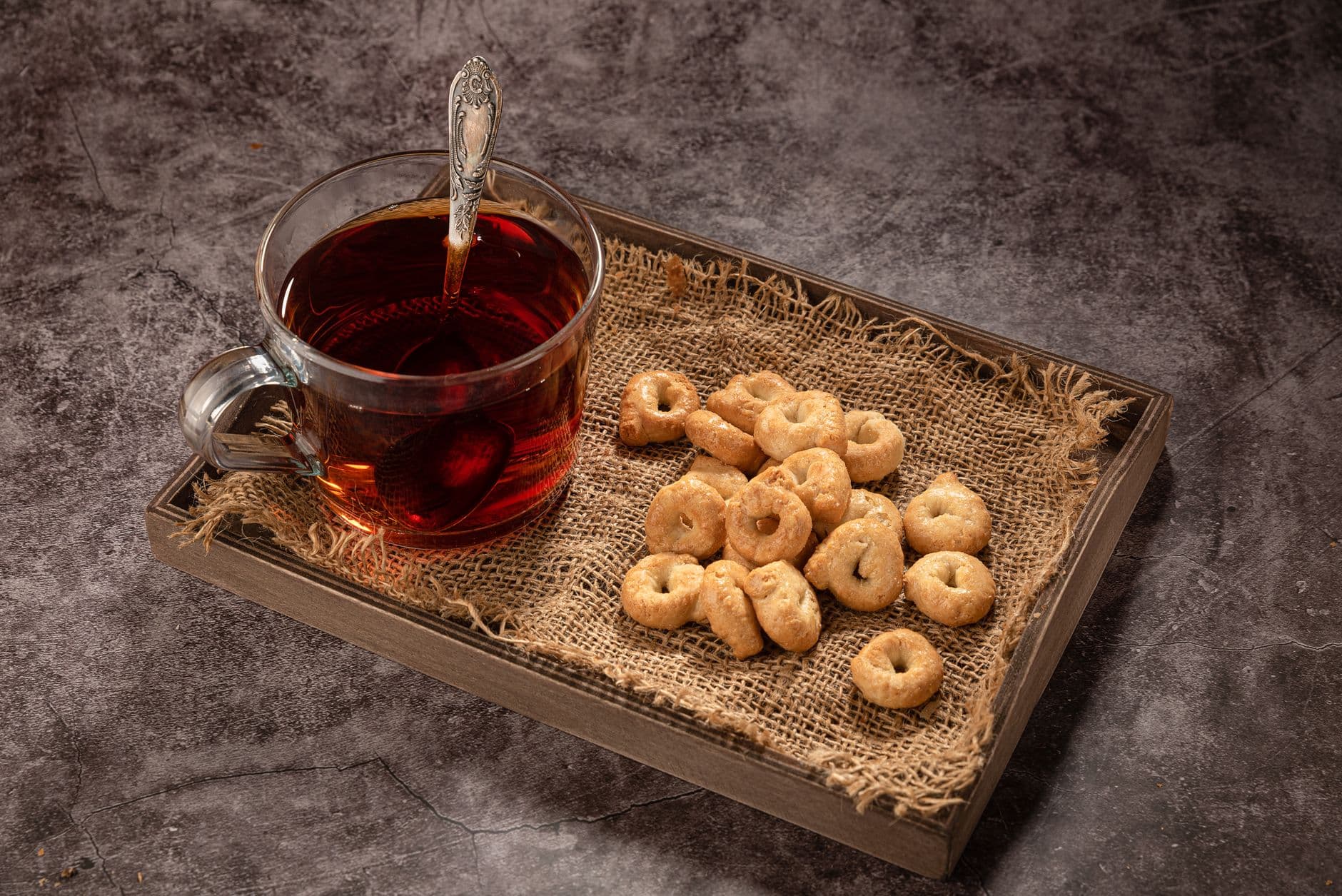Taralli des Pouilles servis à l'apéritif